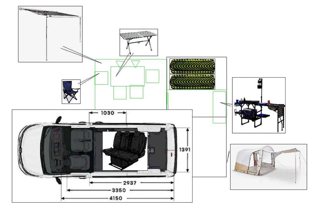 kamper Poznań wynajem wyposażenie
