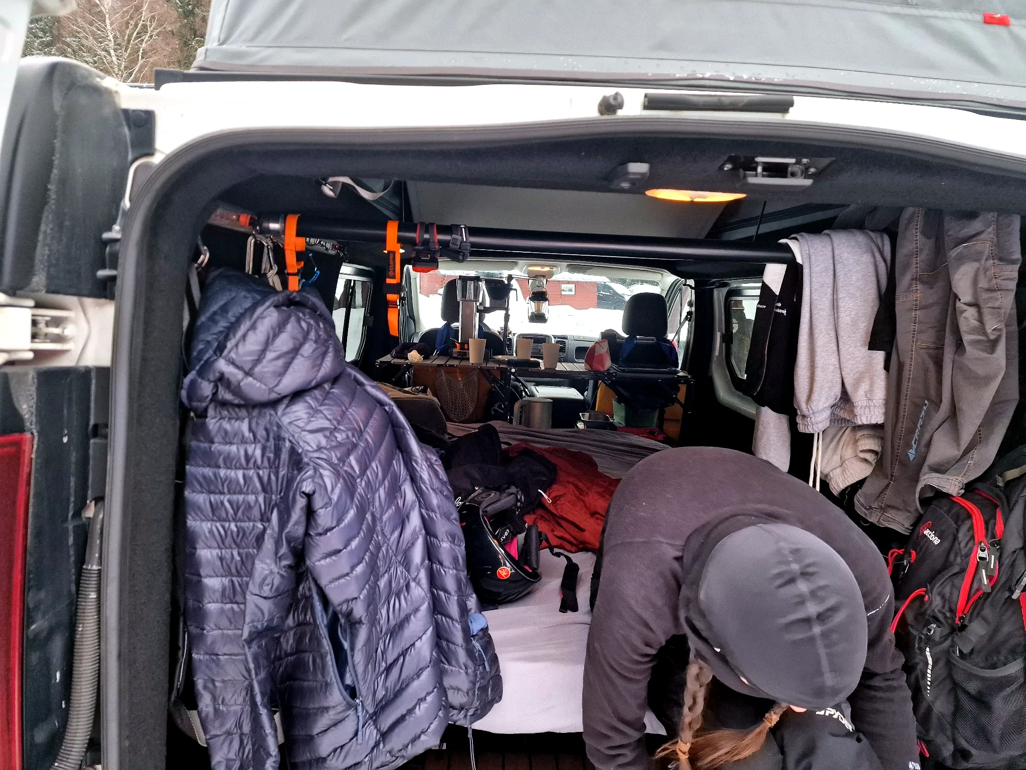 Medvedin, Splinderowy Młyn, kamper, zima, narty