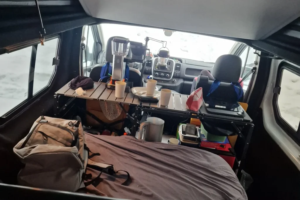 sekcja wnetrze kamper