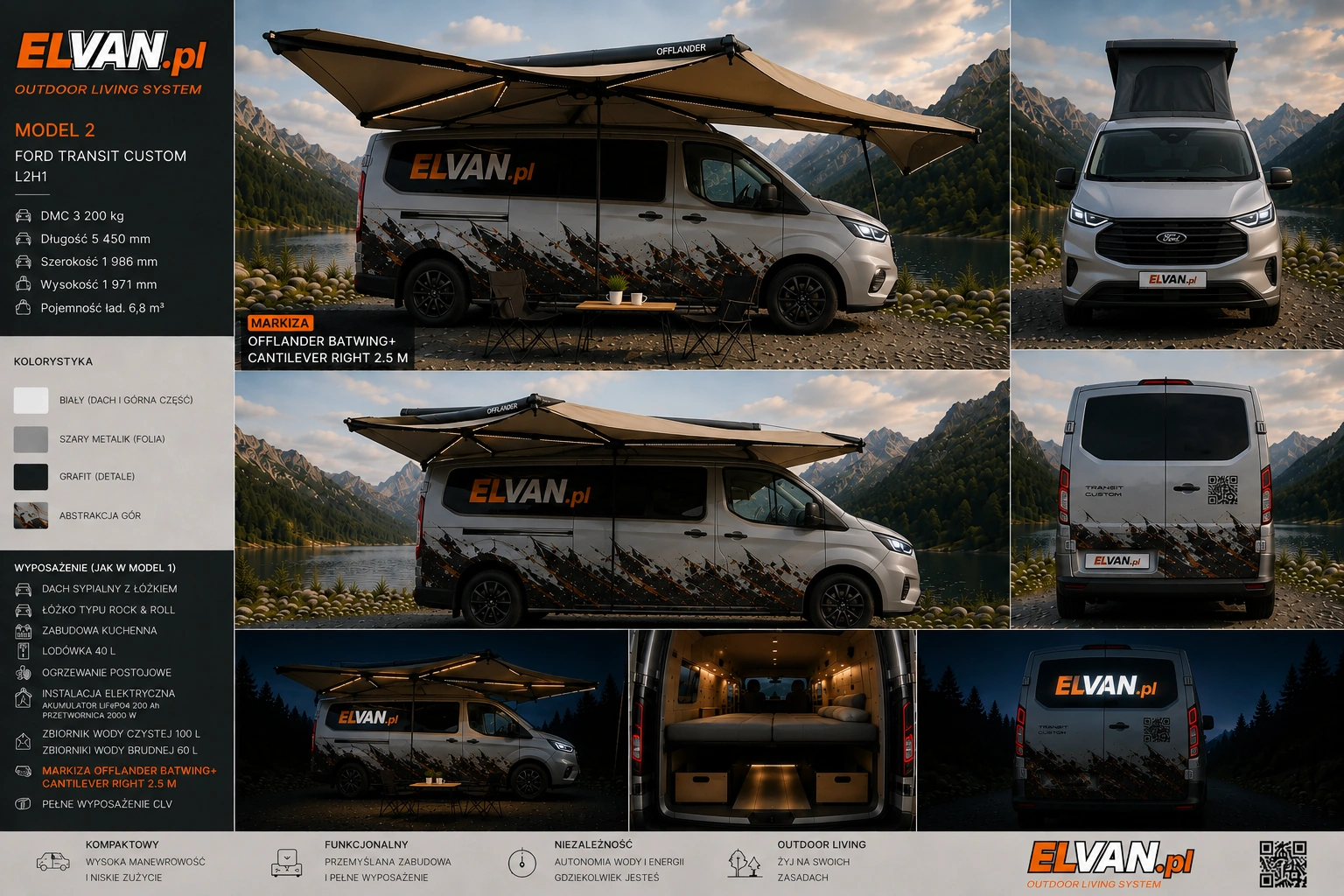 model one elvan model2 ford transit custom